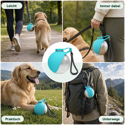 NaturePfote - Tragbare Trinkflasche für Hunde