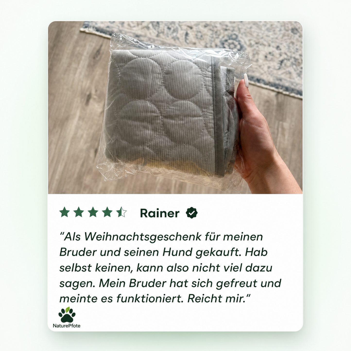 NaturePfote - Selbst kühlende Hundematte