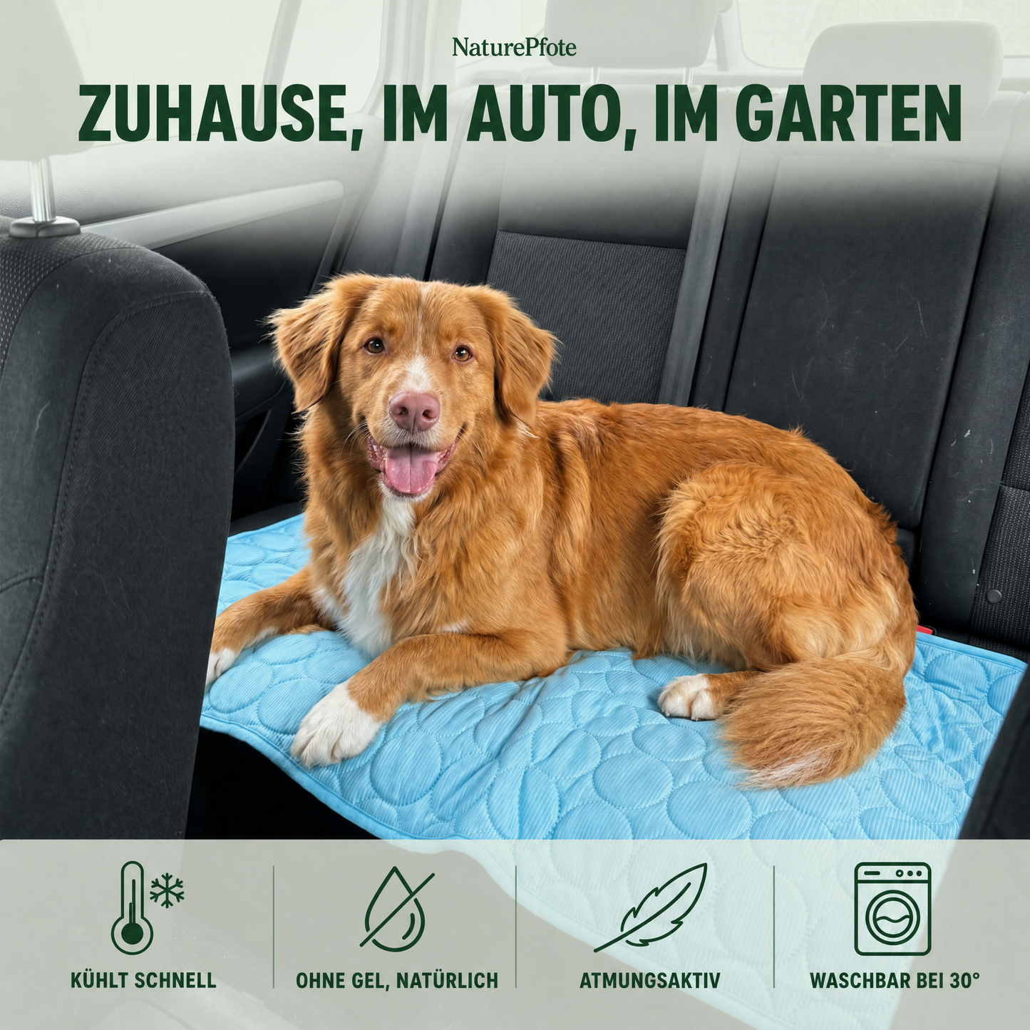 NaturePfote - Selbst kühlende Hundematte